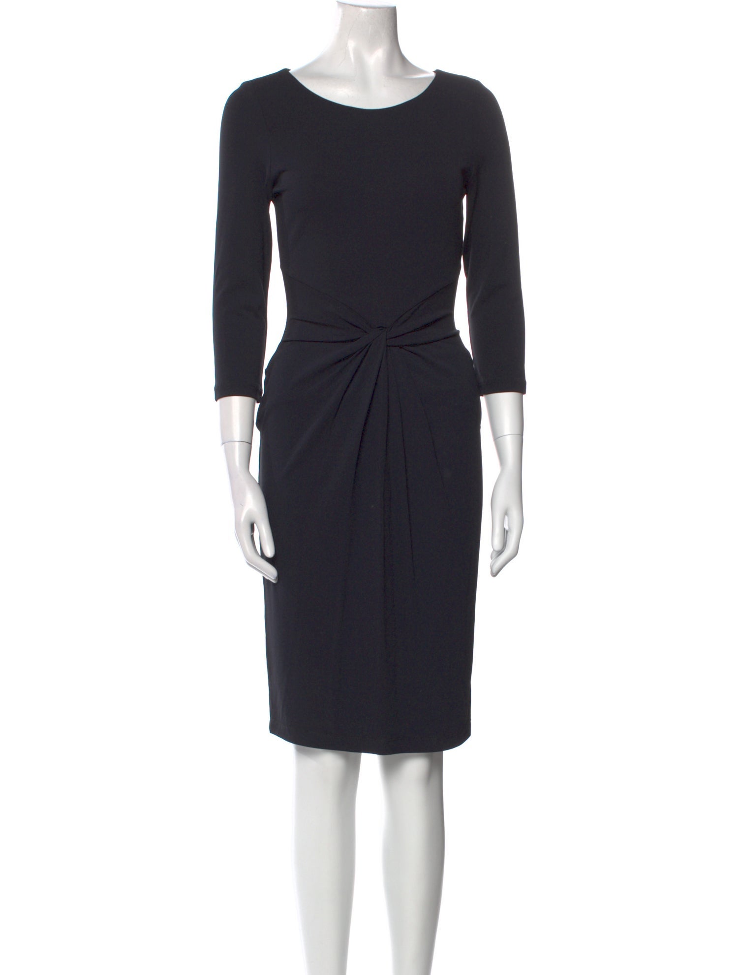 Michael Kors Collection Scoop Neck Knee-Length Dress