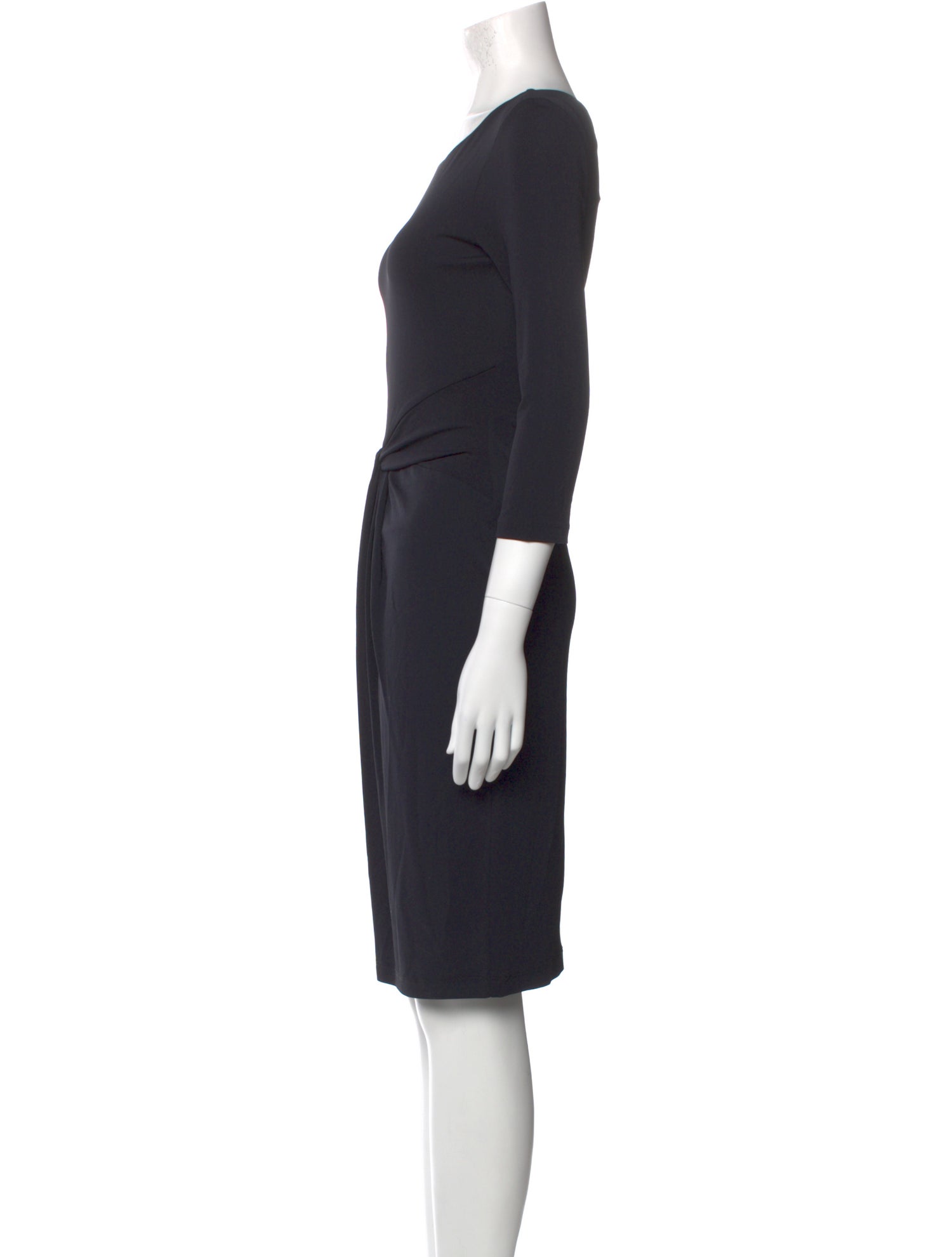 Michael Kors Collection Scoop Neck Knee-Length Dress
