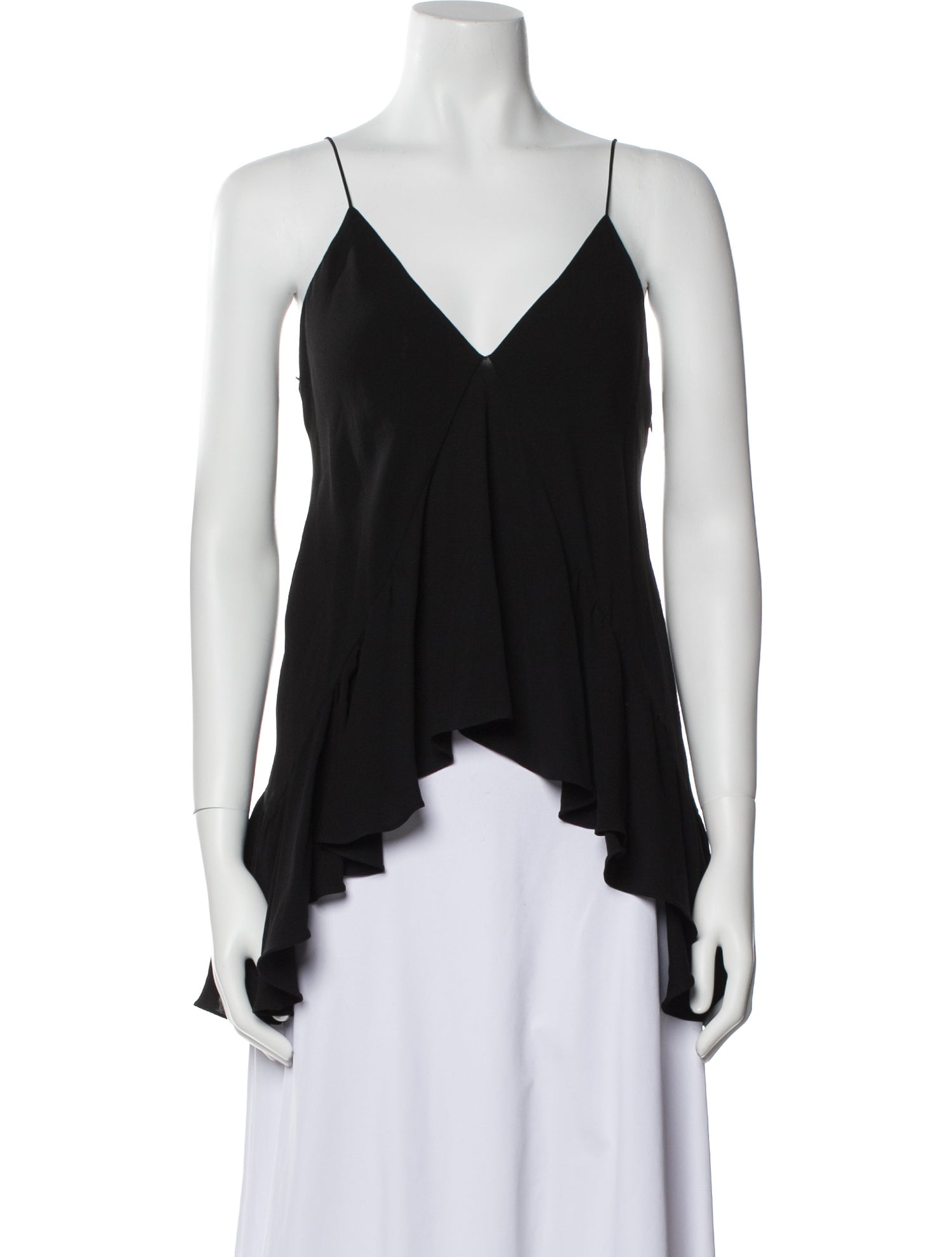 Michael Kors Collection Silk V-Neck Top