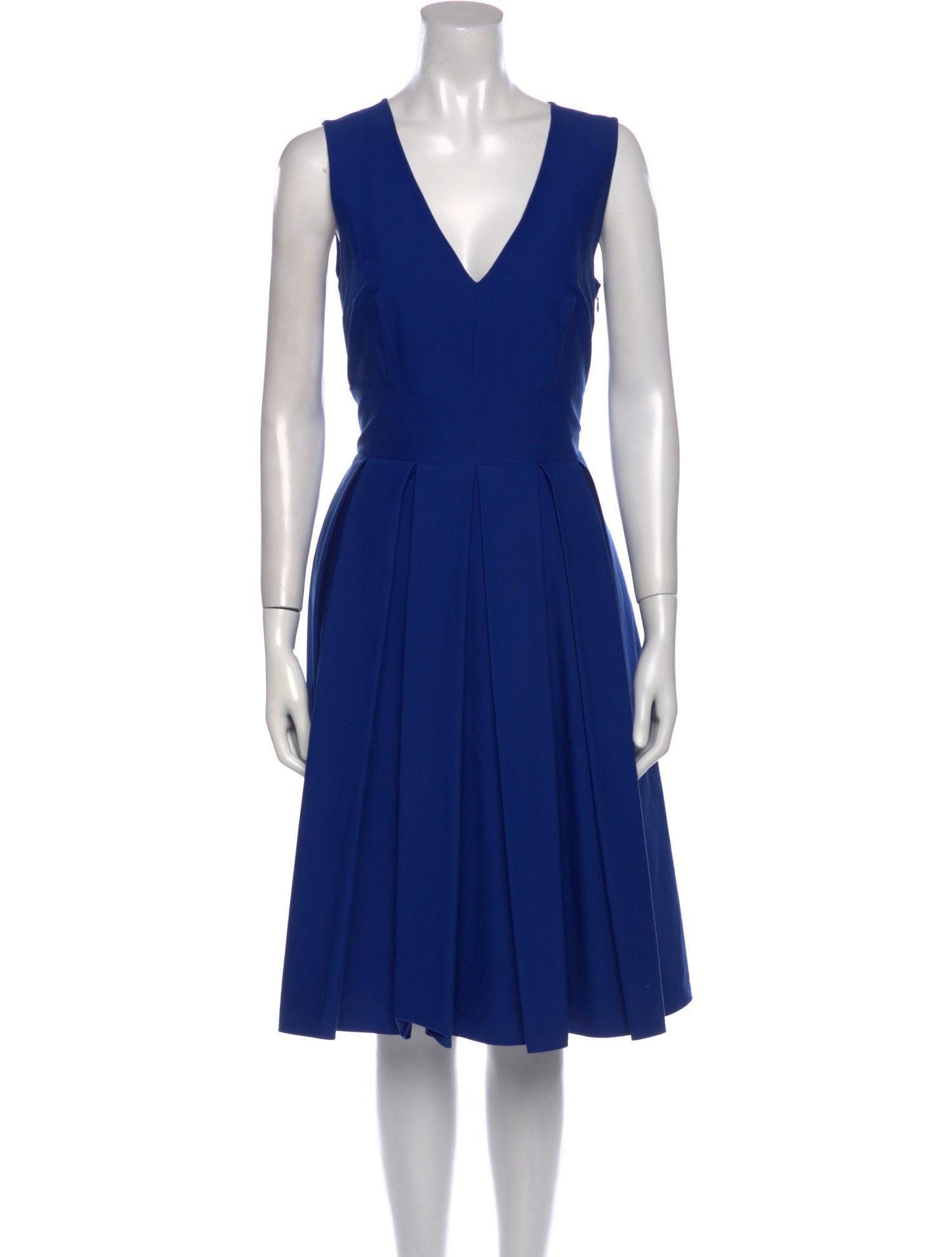 Michael Kors Collection V-Neck Knee-Length Dress