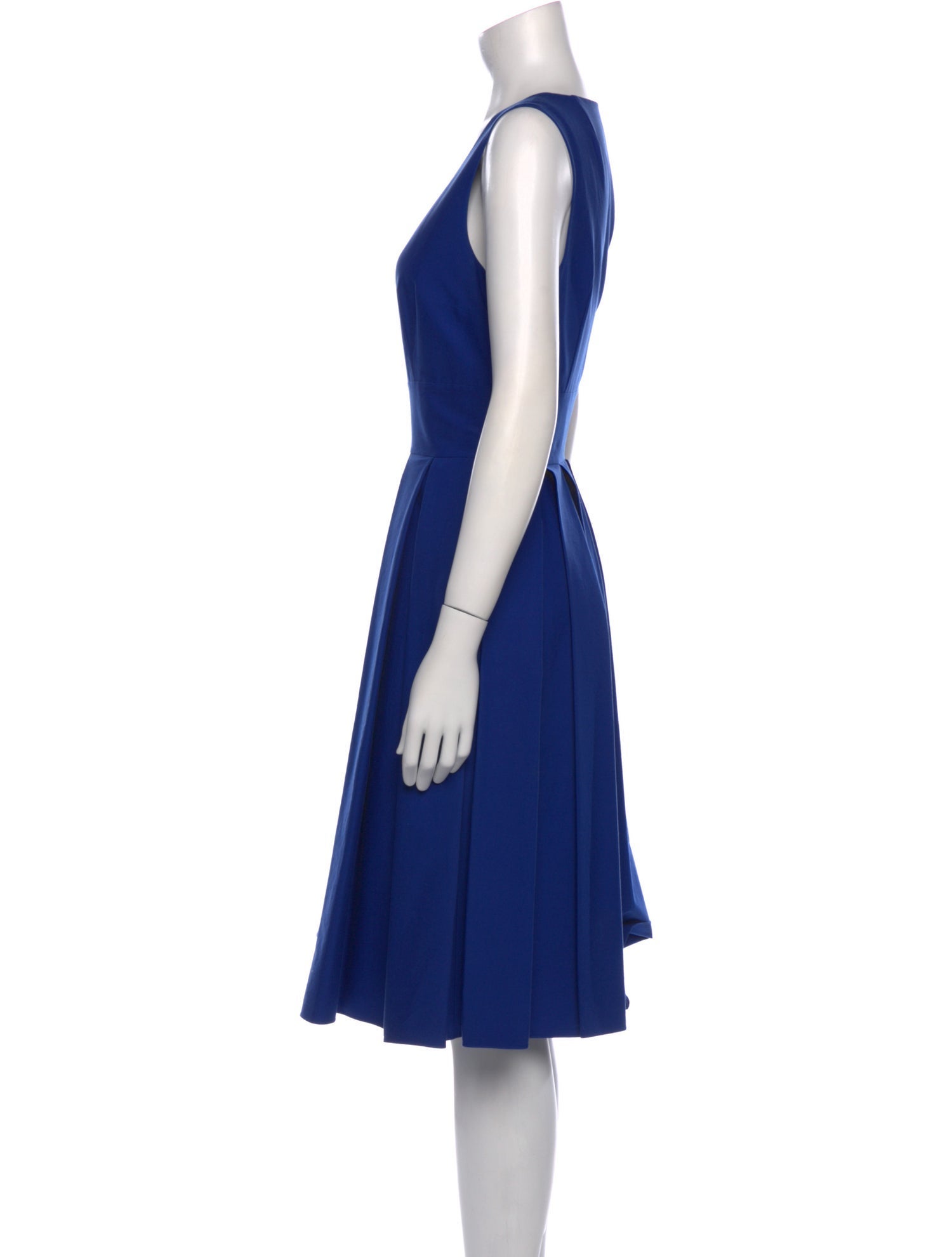 Michael Kors Collection V-Neck Knee-Length Dress