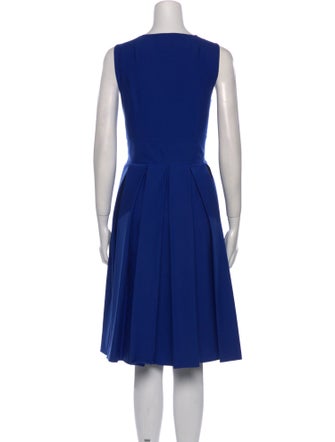 Michael Kors Collection V-Neck Knee-Length Dress