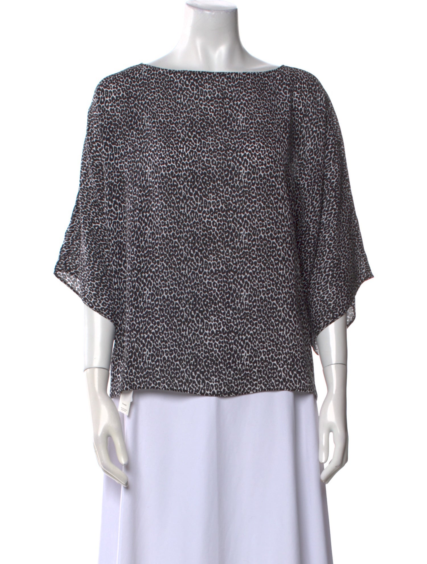 Michael Kors Collection Silk Printed Blouse