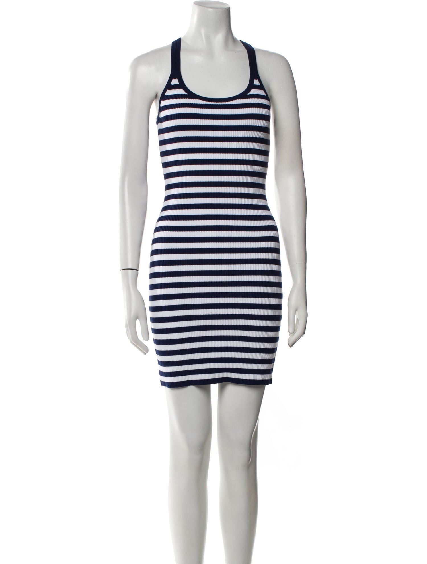 Michael Kors Collection Striped Mini Dress