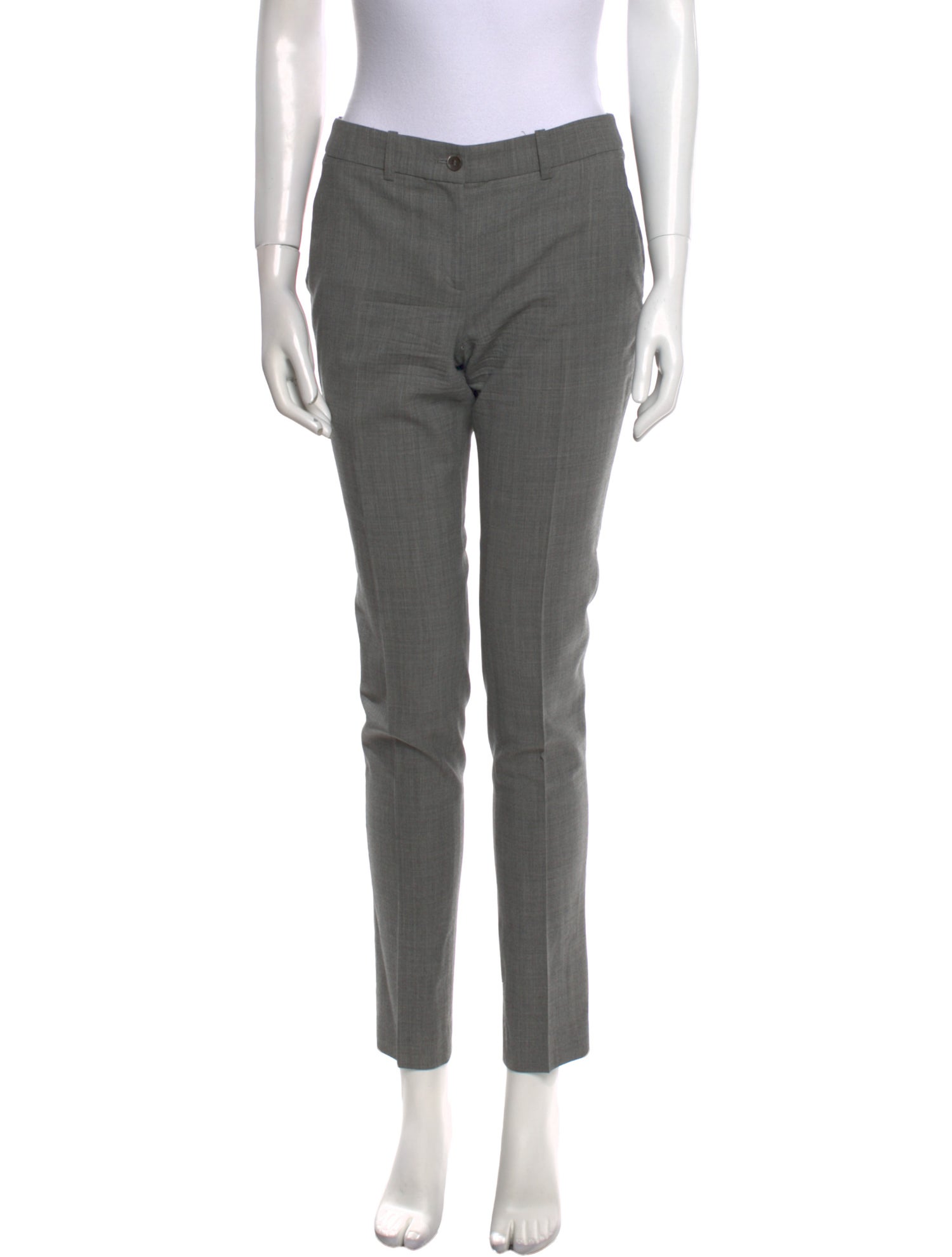 Michael Kors Collection Virgin Wool Straight Leg Pants