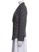 Michael Kors Collection Wool Plaid Print Blazer