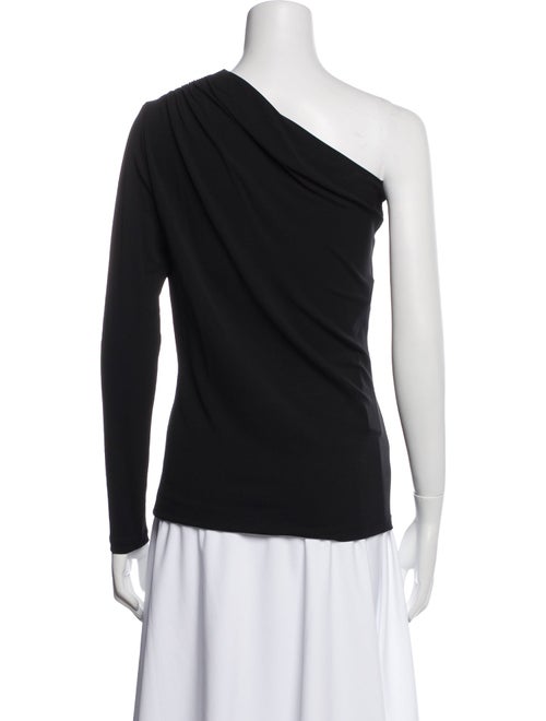 Michael Kors Collection One-Shoulder Long Sleeve Top