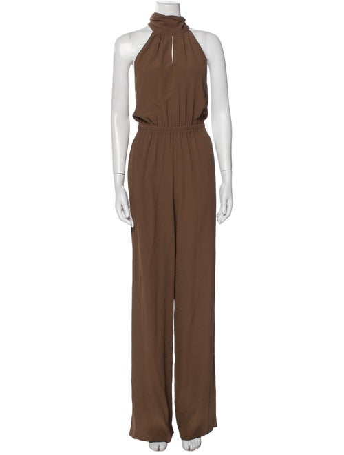 Michael Kors Collection Silk Halterneck Jumpsuit
