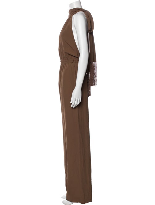 Michael Kors Collection Silk Halterneck Jumpsuit
