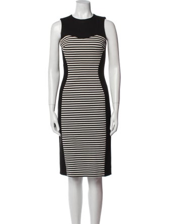 Michael Kors Striped Knee-Length Dress