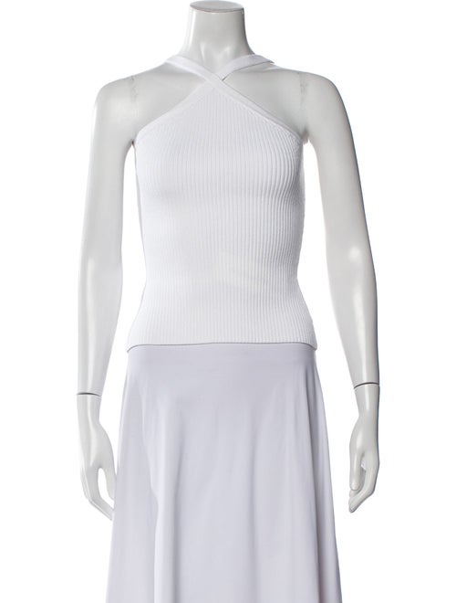 Michael Kors Collection Halterneck Sleeveless Crop Top