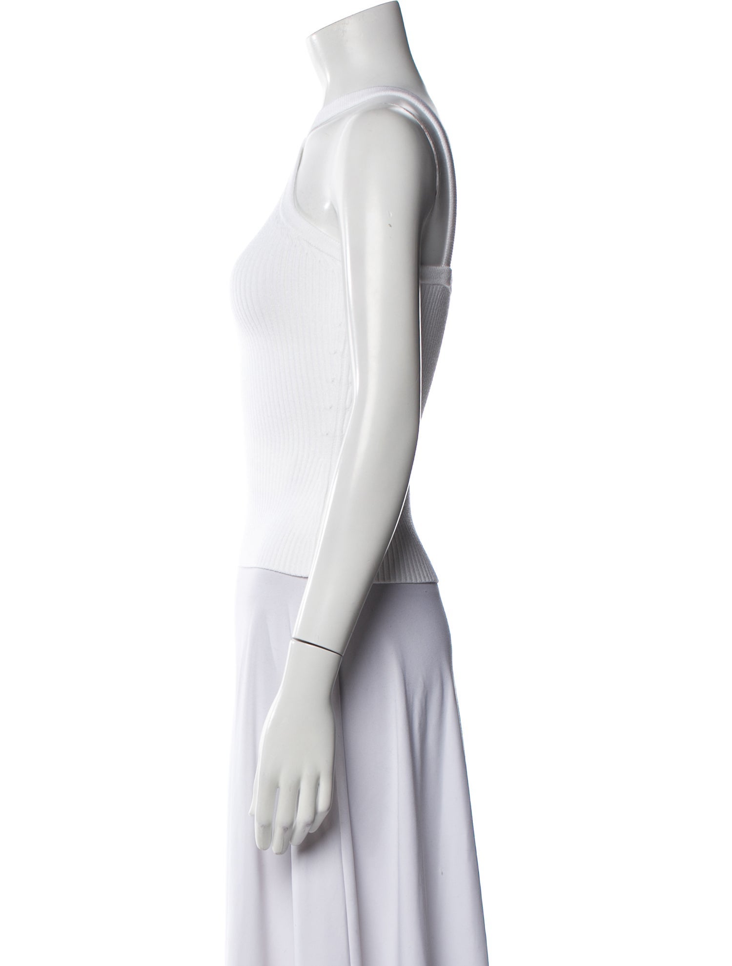 Michael Kors Collection Halterneck Sleeveless Crop Top