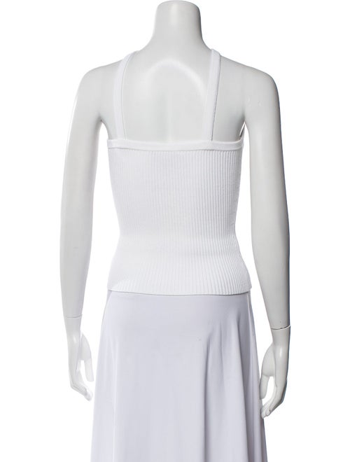 Michael Kors Collection Halterneck Sleeveless Crop Top
