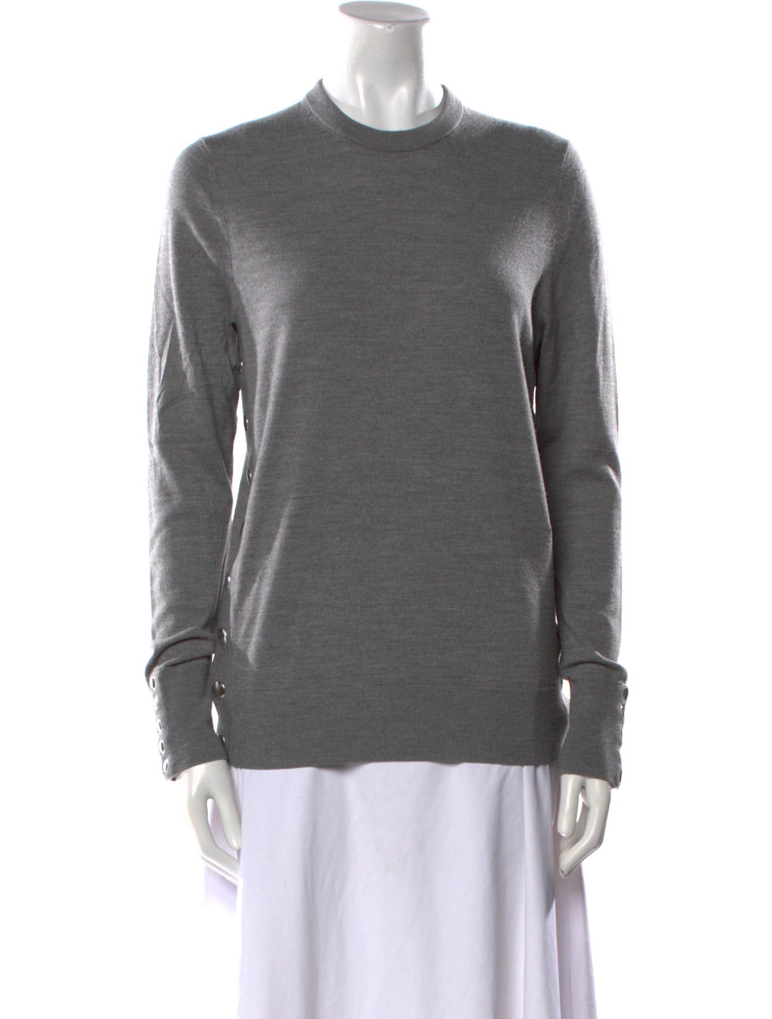 Michael Kors Collection Merino Wool Crew Neck Sweater