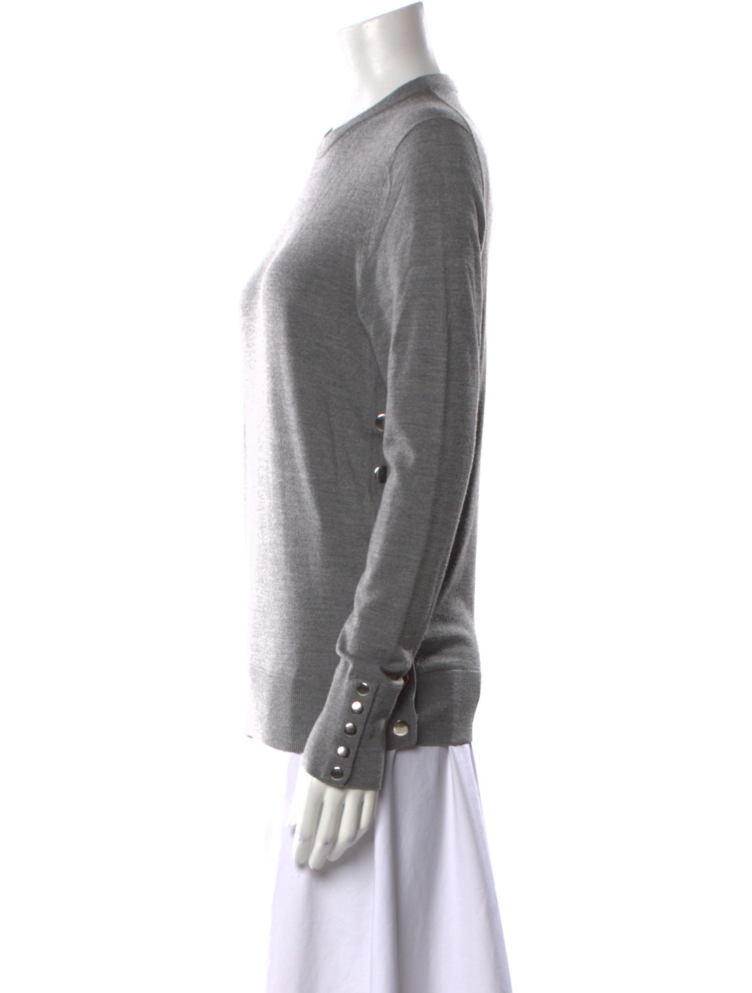 Michael Kors Collection Merino Wool Crew Neck Sweater