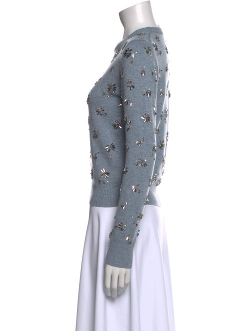 Michael Kors Collection Cashmere Printed Sweatshirt