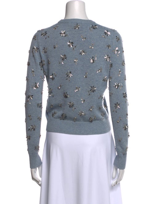 Michael Kors Collection Cashmere Printed Sweatshirt
