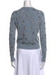 Michael Kors Collection Cashmere Printed Sweatshirt