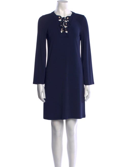 Michael Kors Collection Crew Neck Mini Dress