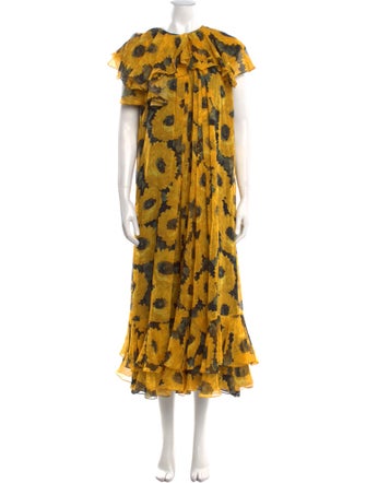 Michael Kors Collection Silk Long Dress