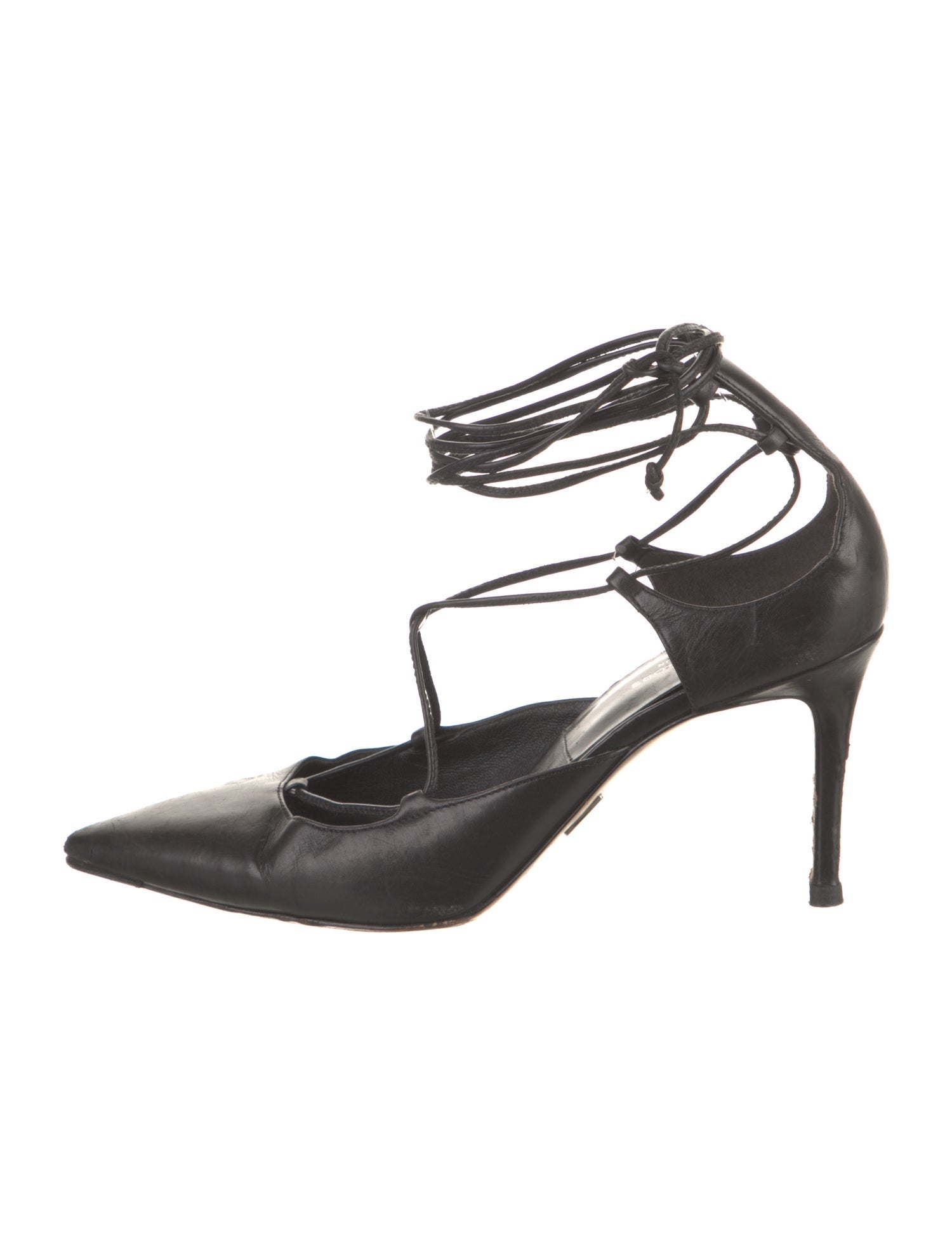 Michael Kors Collection Leather T-Strap Pumps