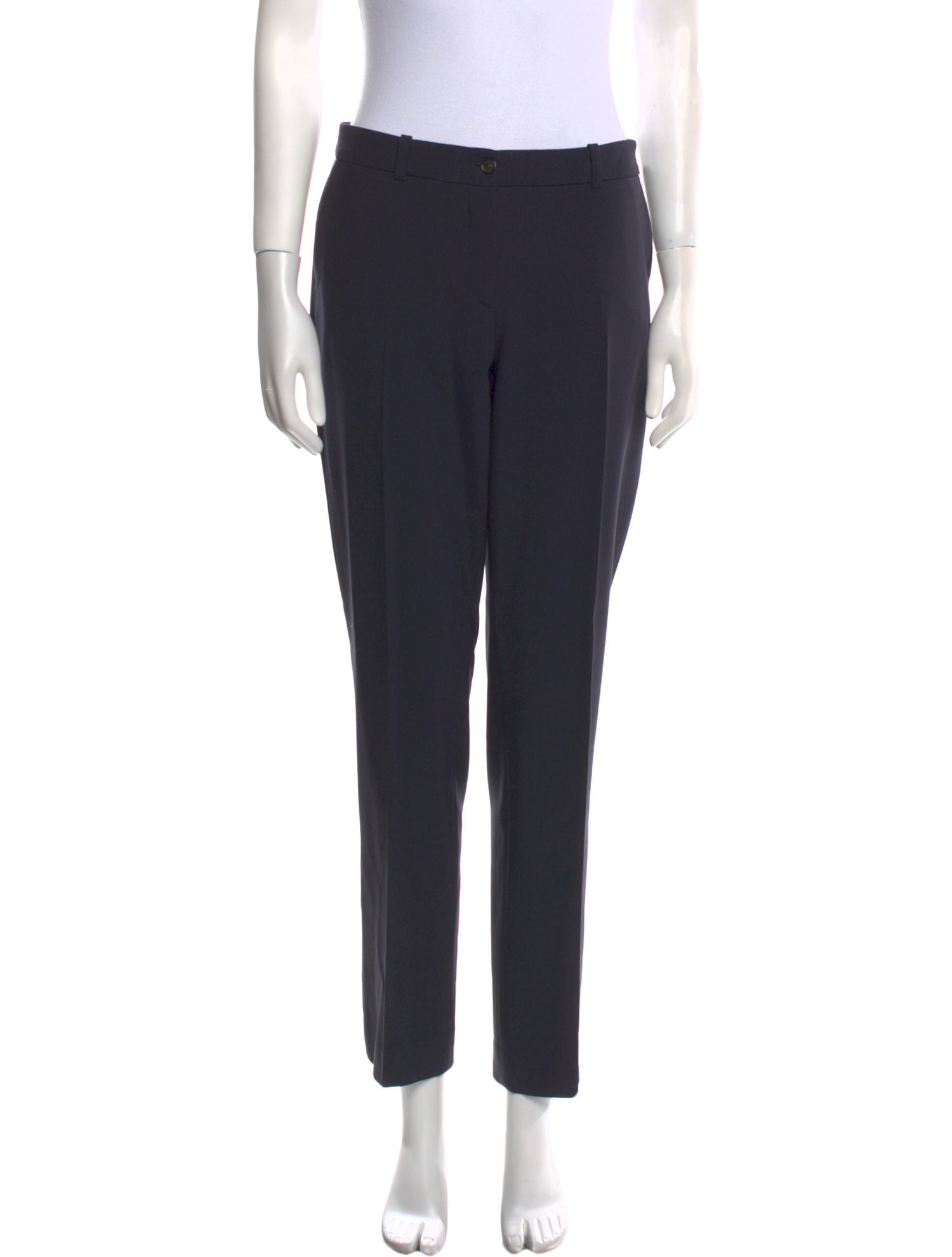 Michael Kors Virgin Wool Straight Leg Pants