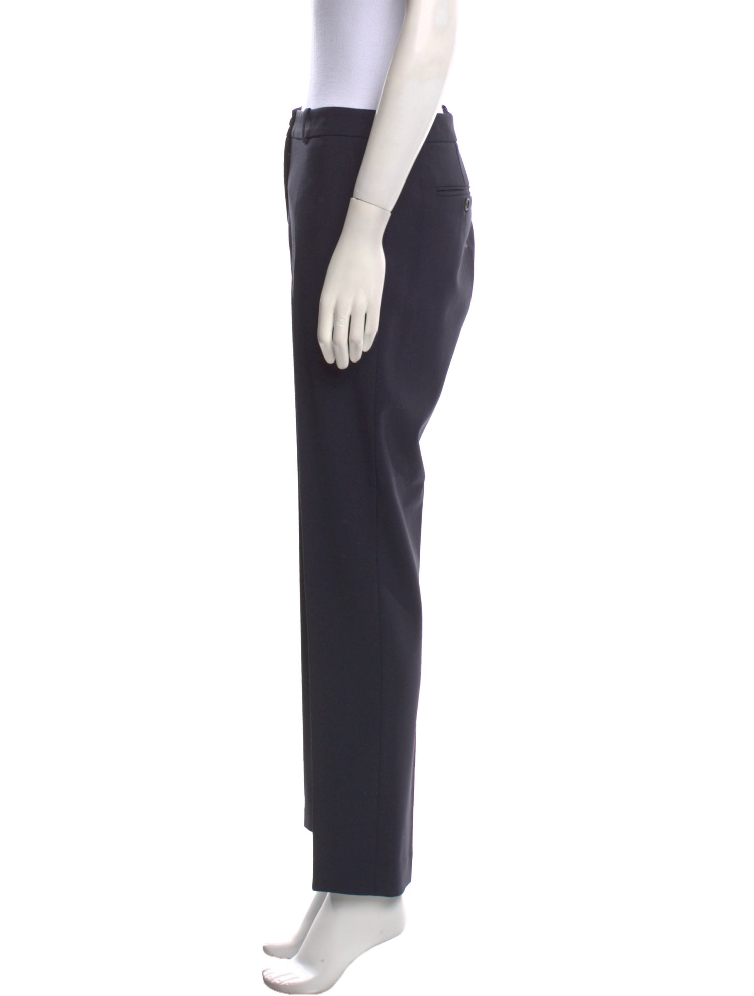 Michael Kors Virgin Wool Straight Leg Pants