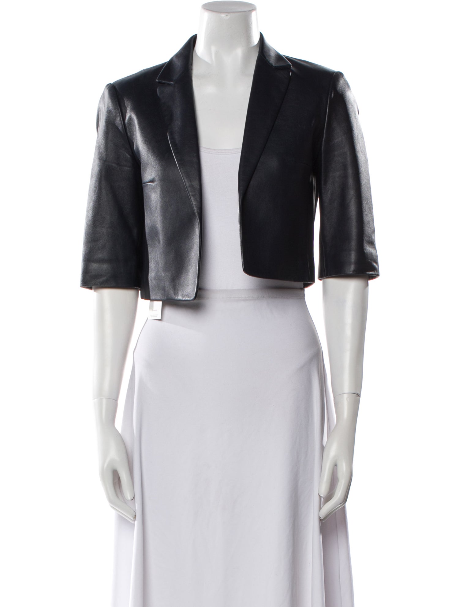 Michael Kors Collection Lamb Leather Blazer