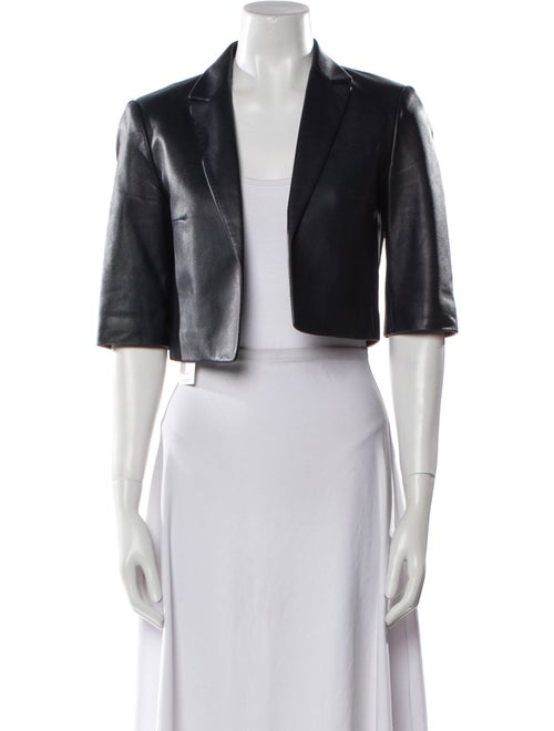 Michael Kors Collection Lamb Leather Blazer