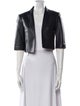 Michael Kors Collection Lamb Leather Blazer