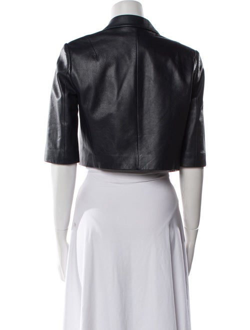 Michael Kors Collection Lamb Leather Blazer
