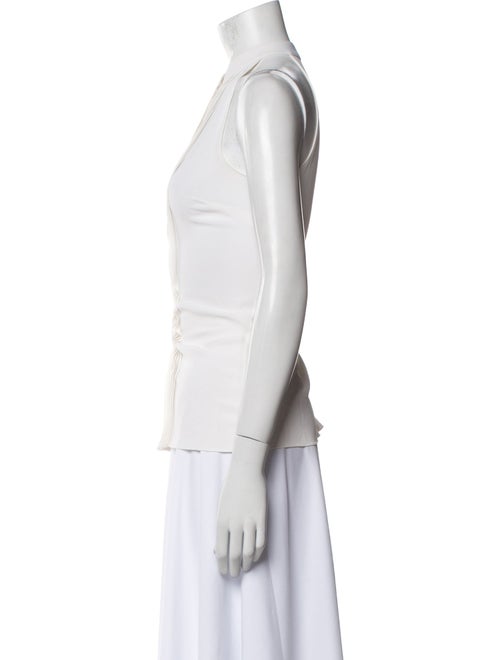 Michael Kors Collection Silk Crew Neck Top