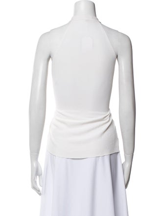 Michael Kors Collection Silk Crew Neck Top