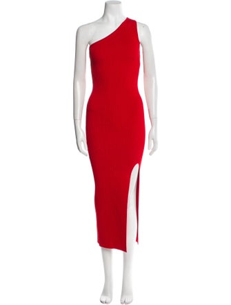 Michael Kors Collection One-Shoulder Long Dress