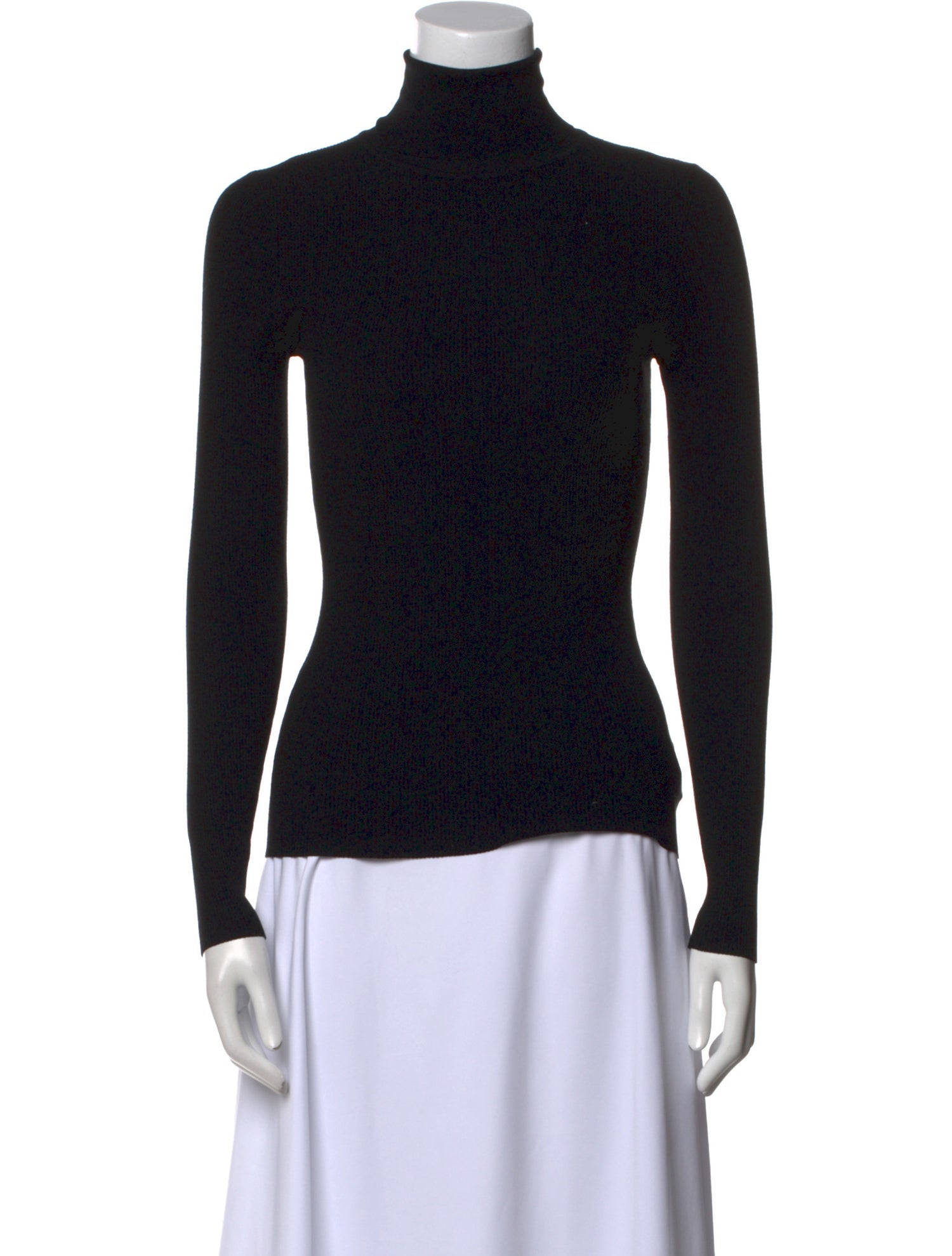 Michael Kors Collection Turtleneck Long Sleeve Top