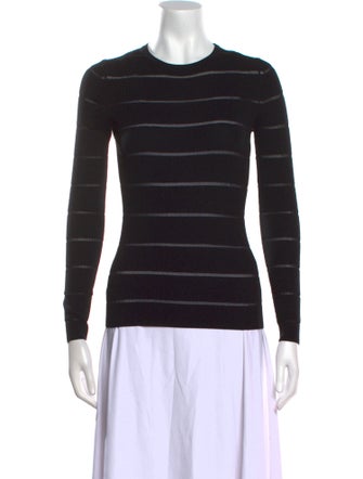 Michael Kors Collection Merino Wool Striped Sweater