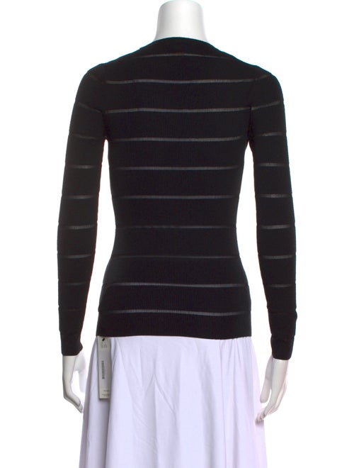 Michael Kors Collection Merino Wool Striped Sweater