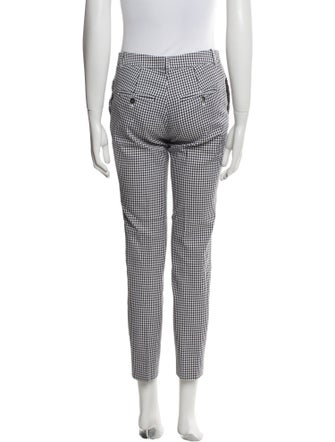 Michael Kors Collection Plaid Print Skinny Leg Pants
