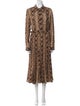 Michael Kors Collection Silk Long Dress