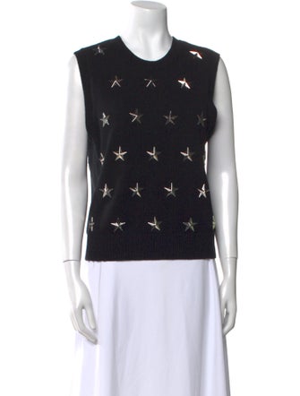 Michael Kors Collection Cashmere Printed Sweater