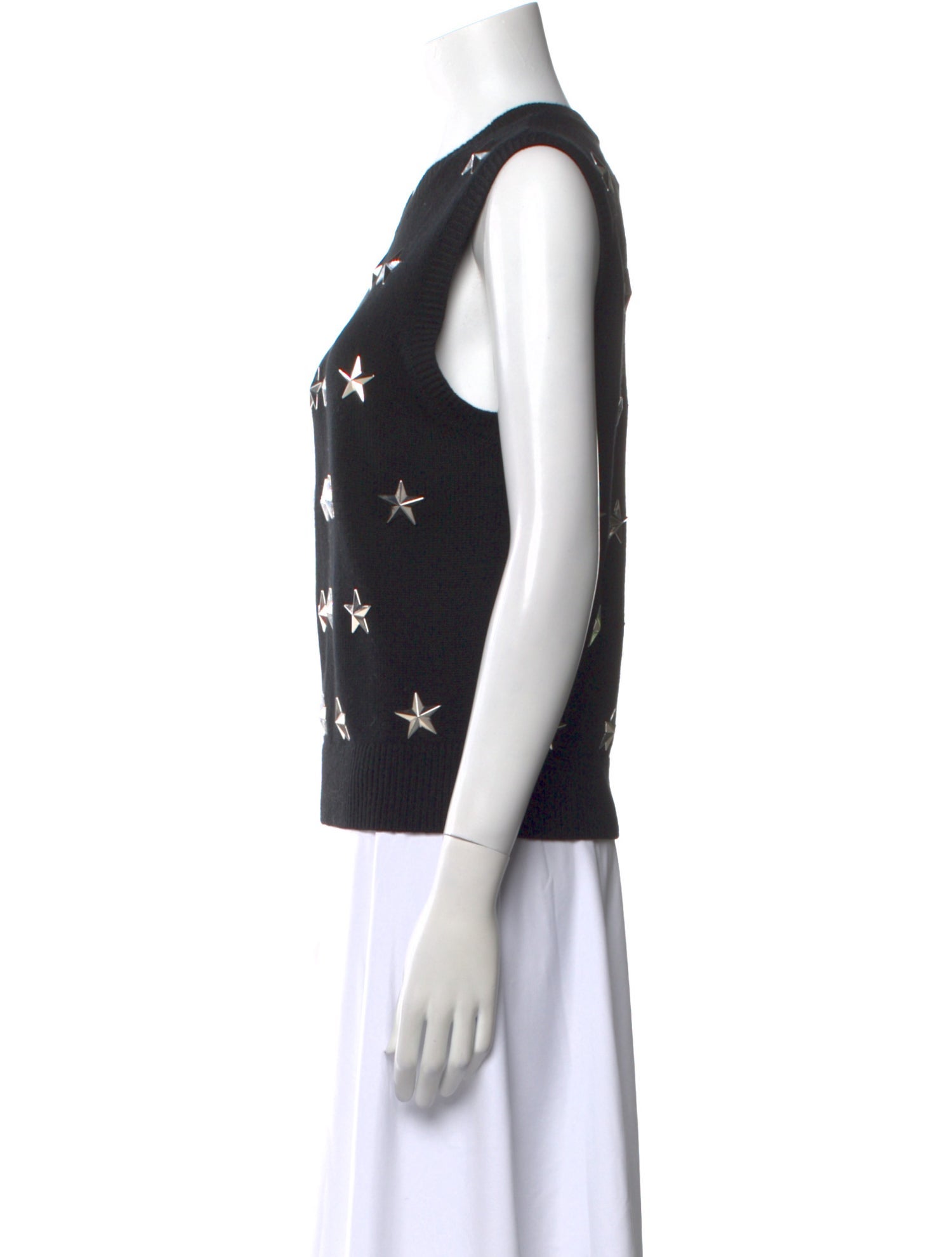 Michael Kors Collection Cashmere Printed Sweater