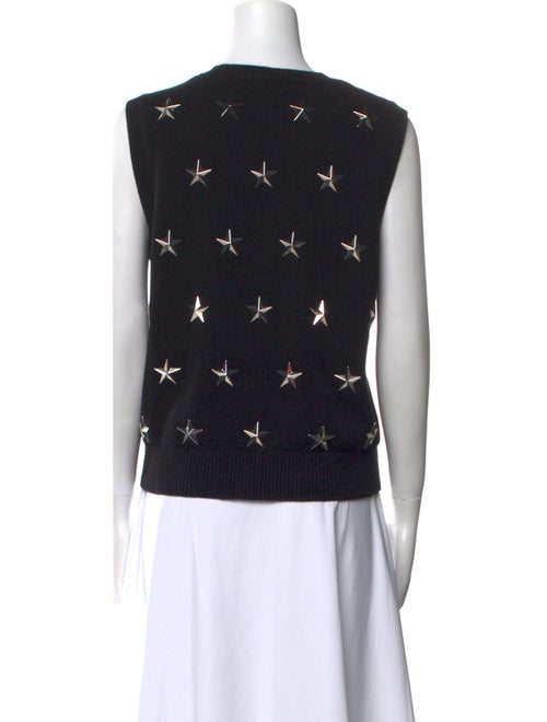Michael Kors Collection Cashmere Printed Sweater