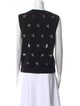 Michael Kors Collection Cashmere Printed Sweater