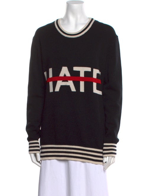 Michael Kors Collection Striped Scoop Neck Sweater