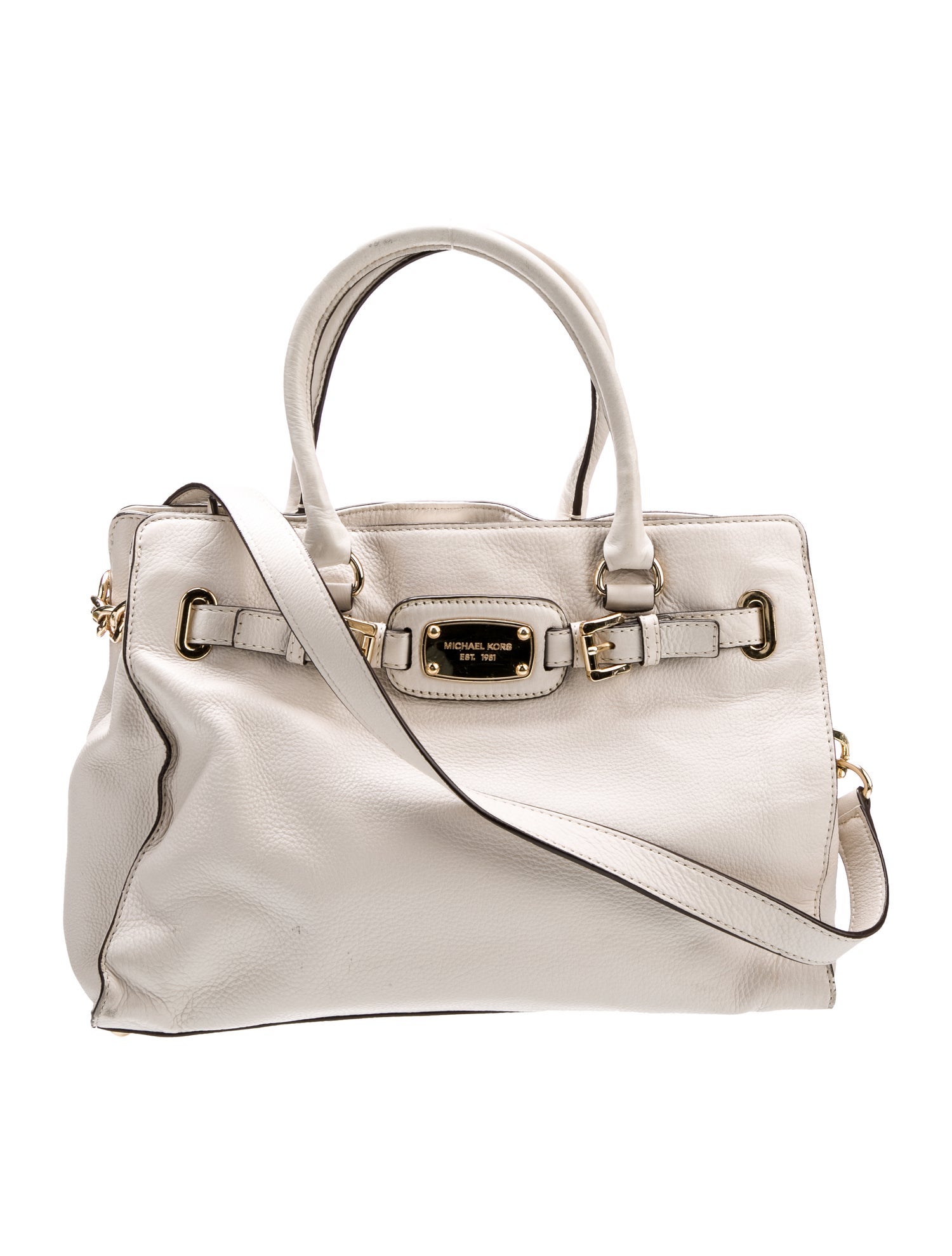 Michael Kors Collection Leather Top Handle Bag