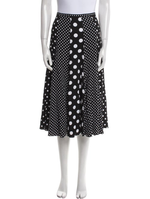 Michael Kors Collection Polka Dot Print Knee-Length Skirt