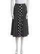 Michael Kors Collection Polka Dot Print Knee-Length Skirt