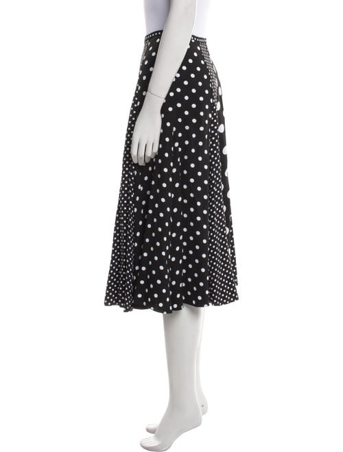 Michael Kors Collection Polka Dot Print Knee-Length Skirt