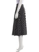 Michael Kors Collection Polka Dot Print Knee-Length Skirt