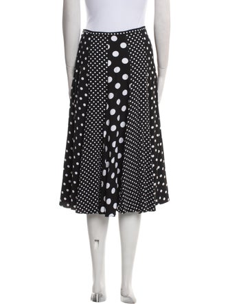 Michael Kors Collection Polka Dot Print Knee-Length Skirt